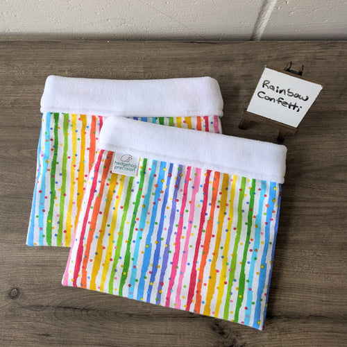 Rainbow Confetti - Hedgie Snuggle Bag